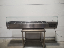 Rvs opzetvitrine Eurocool 